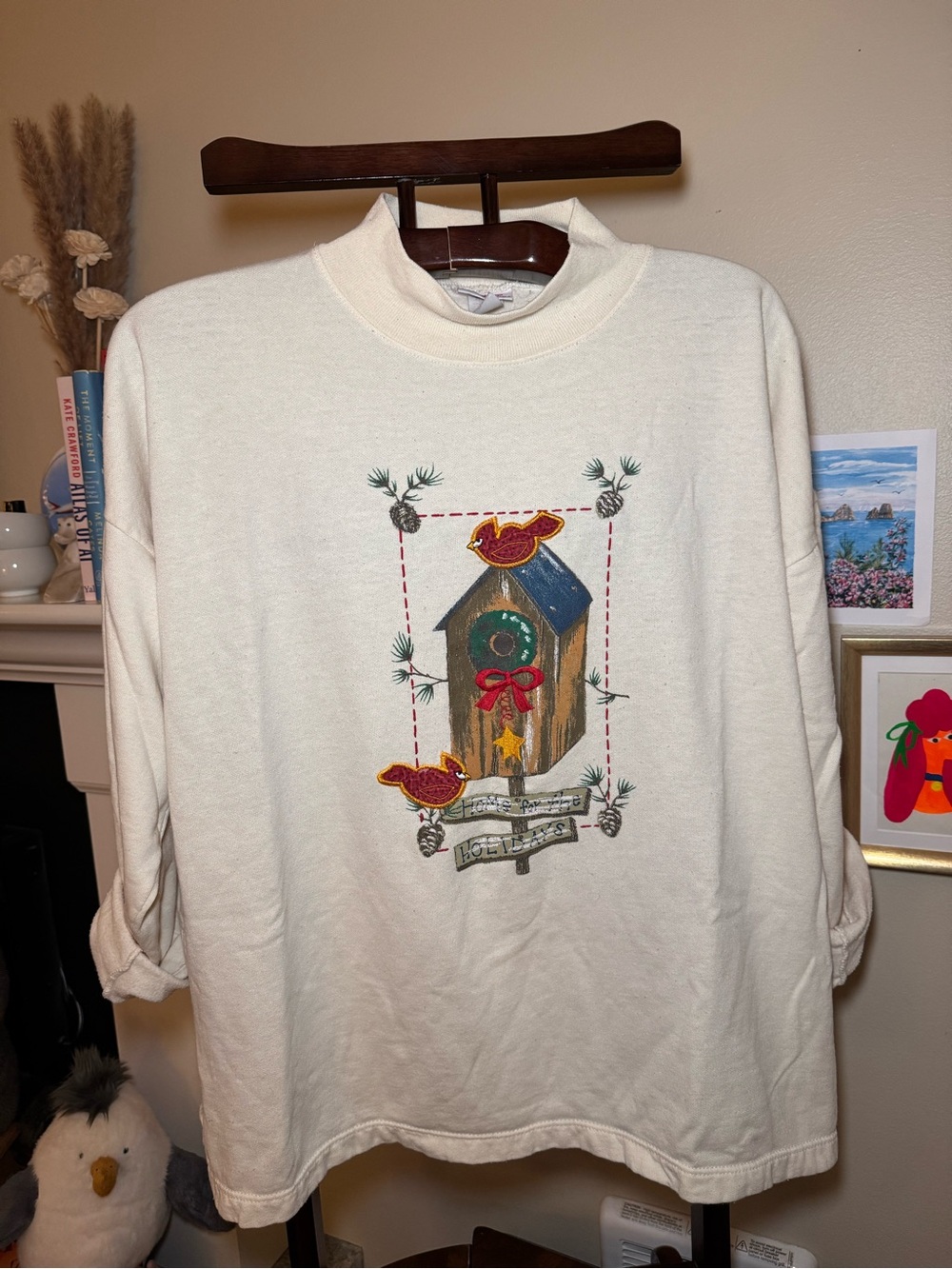 90’s graphic holiday sweatshirt
